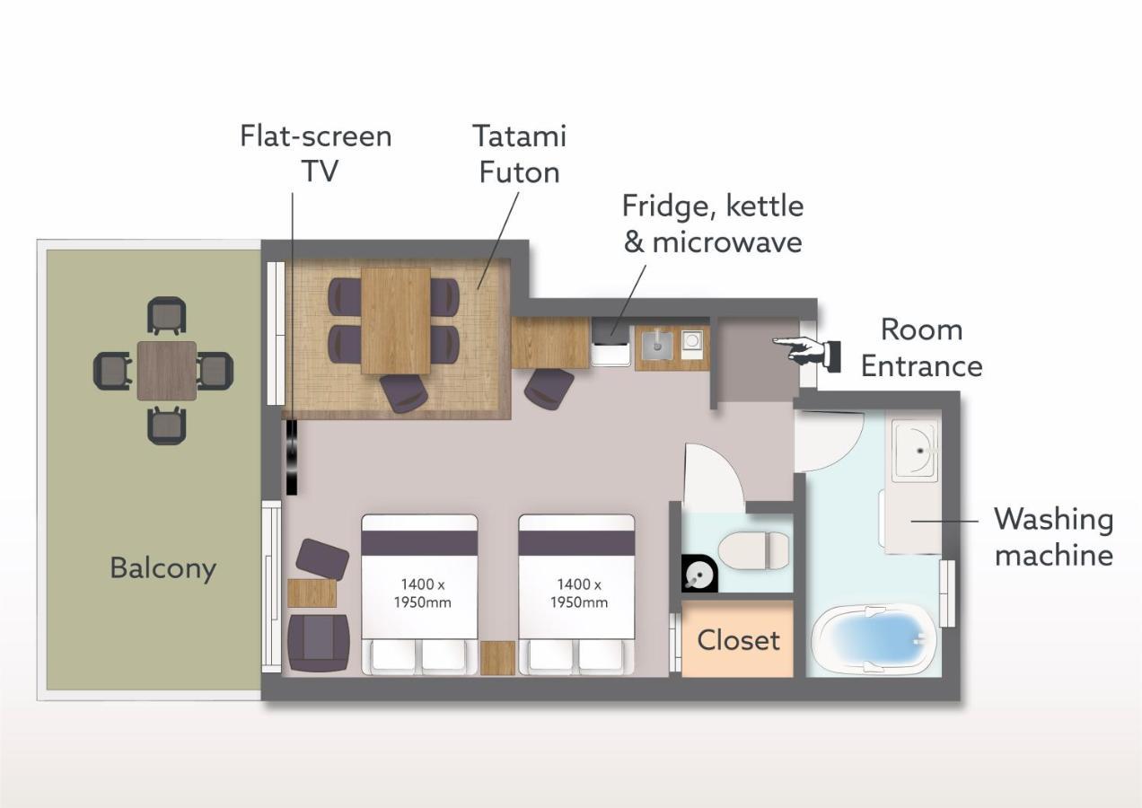 Ori Rokkaku Aparthotel Kyoto Buitenkant foto